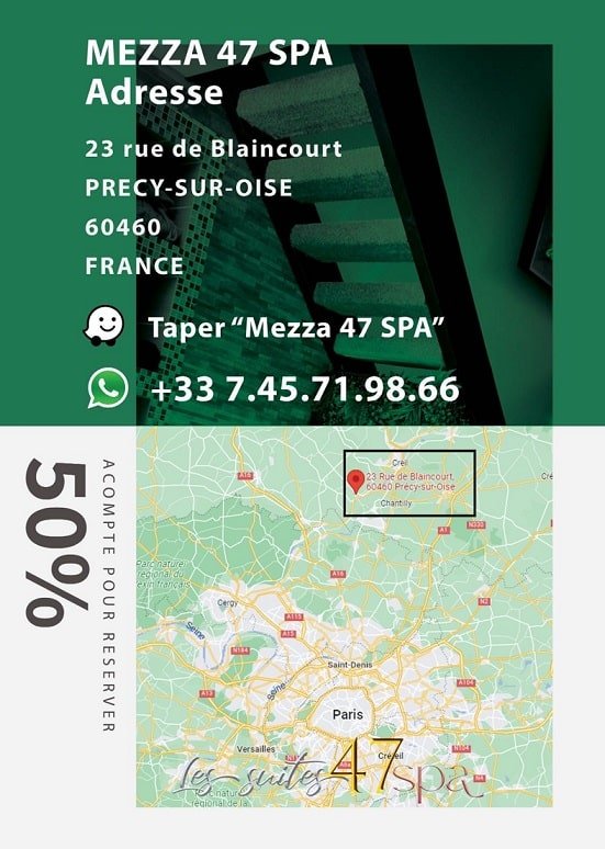 Suite 47 SPA - Mezza - Love’nSpa - weekend en amoureux, love rooms avec spa ou jacuzzi privatif