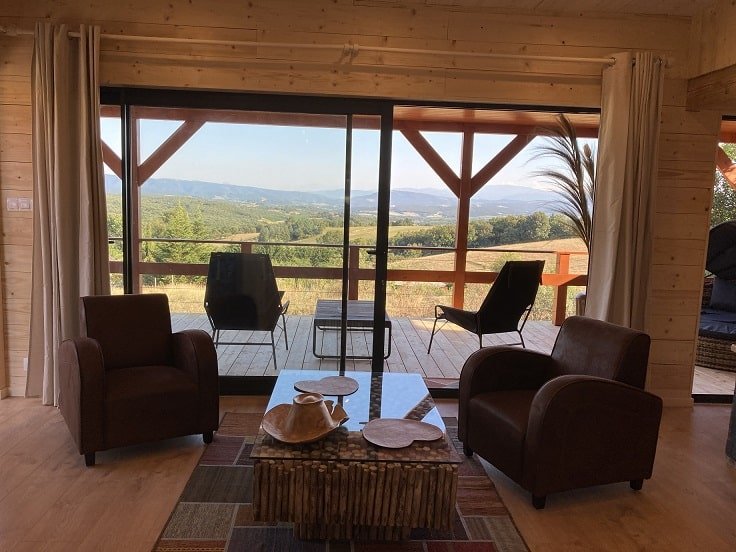 Trésors de Campagne -Cabane de prestige "A perte de vue" - Love’nSpa - weekend en amoureux, love rooms avec spa ou jacuzzi privatif5 de Trésors de Campagne -Cabane de prestige A perte de vue