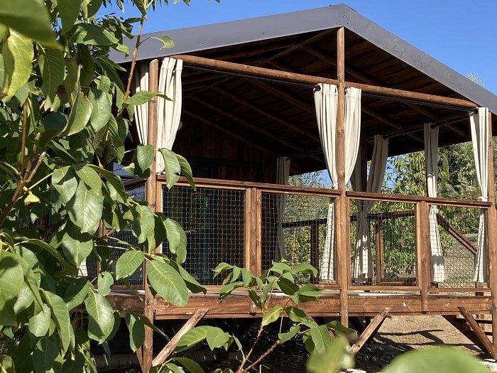 Trésors de Campagne -Lodge sur pilotis « Miel et Coton » avec jacuzzi privatif - Love’nSpa - weekend en amoureux, love rooms avec spa ou jacuzzi privatif1 de Trésors de Campagne -Lodge sur pilotis Miel et Coton avec jacuzzi privatif