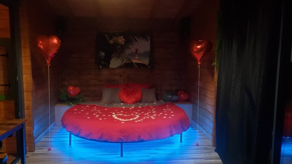 Tropical Spa - Le Chalet - Love’nSpa - weekend en amoureux, love rooms avec spa ou jacuzzi privatif5 de Tropical Spa - Le Chalet