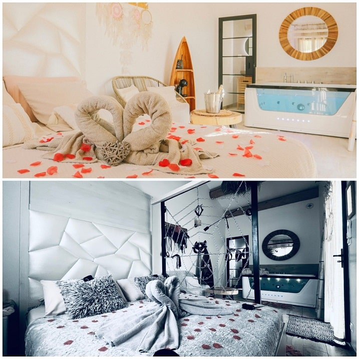 Villa Cocoon - Love Room & Spa - Love’nSpa - weekend en amoureux, love rooms avec spa ou jacuzzi privatif1 de Villa Cocoon - Love Room & Spa