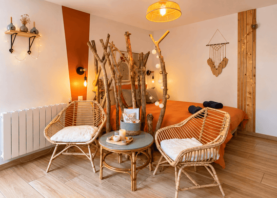 Chalet et bain nordique - Love’nSpa - weekend en amoureux, love rooms avec spa ou jacuzzi privatif