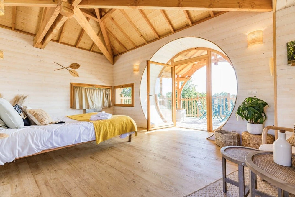 Dihan hôtel de cabanes - Cabane spa luxe Dremmwel - Love’nSpa - weekend en amoureux, love rooms avec spa ou jacuzzi privatif3 de Dihan hôtel de cabanes - Cabane spa luxe Dremmwel
