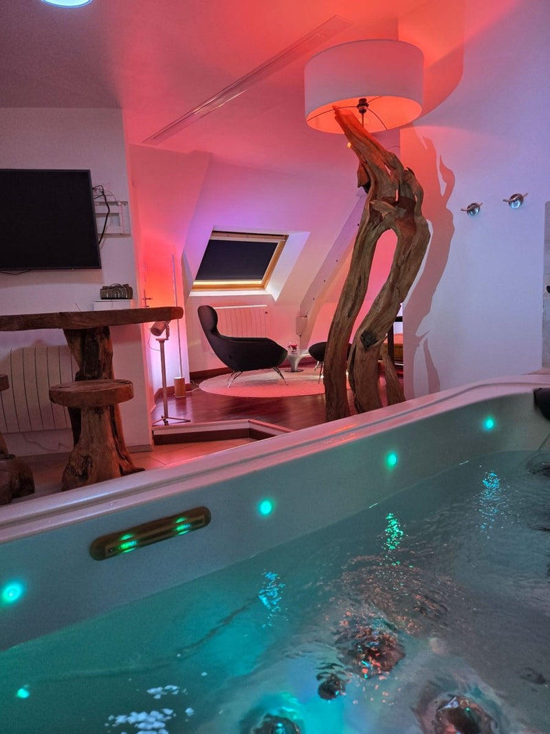 DOMAINE DE LA BESNERIE - La Suit’ Baliwood - Love’nSpa - weekend en amoureux, love rooms avec spa ou jacuzzi privatif1 de DOMAINE DE LA BESNERIE - La Suit’ Baliwood
