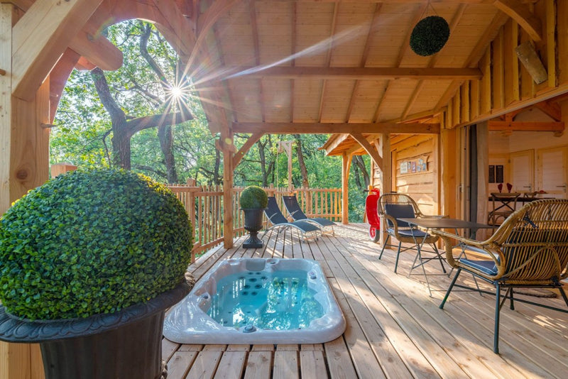 Domaine de Pech et Lafon - Cabane Spa Dolce Vita - Love’nSpa - weekend en amoureux, love rooms avec spa ou jacuzzi privatif