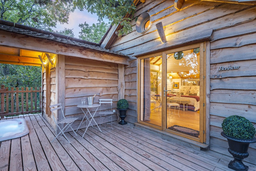 Domaine de Pech et Lafon - Cabane Spa Toscane - Love’nSpa - weekend en amoureux, love rooms avec spa ou jacuzzi privatif5 de Domaine de Pech et Lafon - Cabane Spa Toscane
