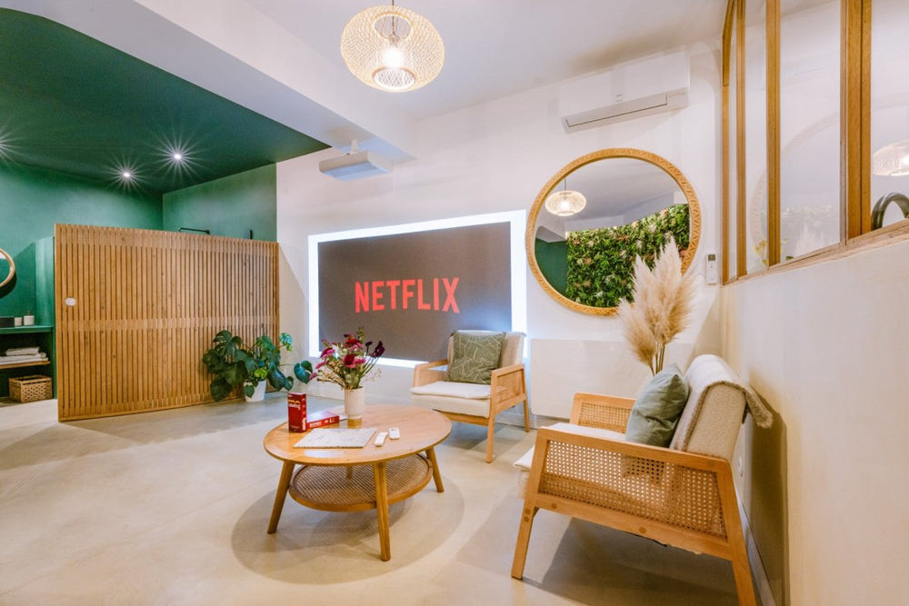 ÉROS — Spa privatif & cinéma XXL - Love’nSpa - weekend en amoureux, love rooms avec spa ou jacuzzi privatif10 de EROS — Private spa & XXL cinema
