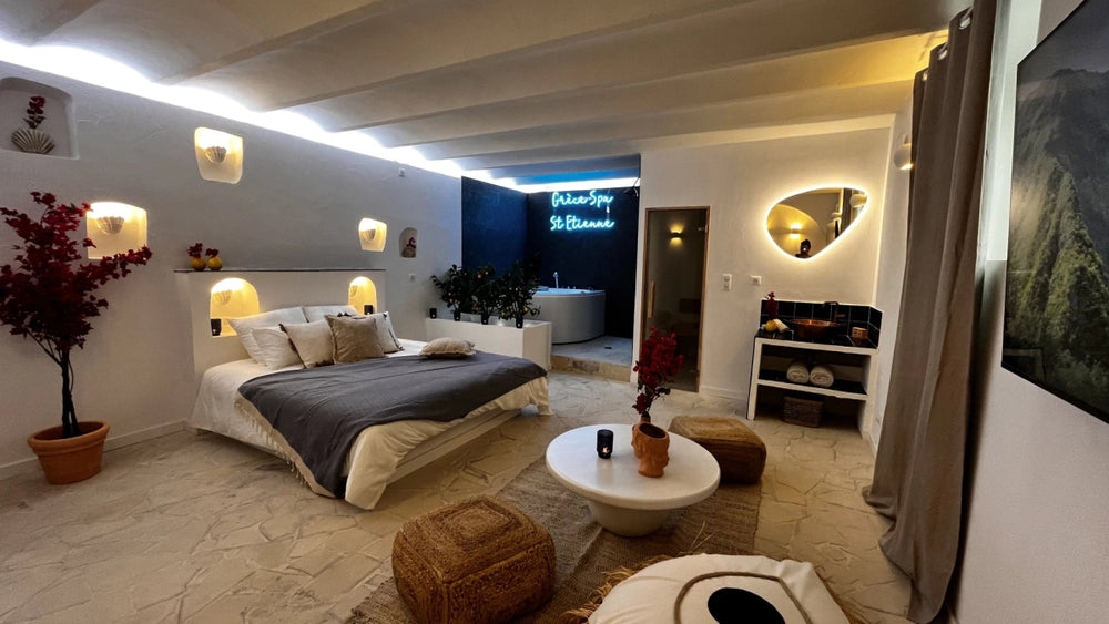 Grèce St Etienne Spa - St Etienne - Love’nSpa - weekend en amoureux, love rooms avec spa ou jacuzzi privatif8 de Grèce St Etienne Spa - St Etienne
