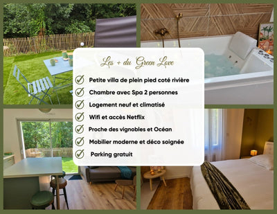 Green Love & Spa - Love’nSpa - weekend en amoureux, love rooms avec spa ou jacuzzi privatif