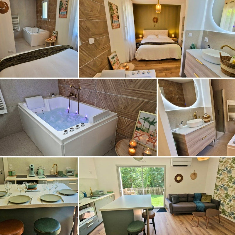 Green Love & Spa - Love’nSpa - weekend en amoureux, love rooms avec spa ou jacuzzi privatif