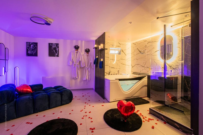 Jacuzzi Secret 91 Love Room insolite ❤️ 30 minutes de Paris❤️ - Love’nSpa - weekend en amoureux, love rooms avec spa ou jacuzzi privatif