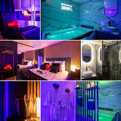 Jacuzzi Secret 91 Love Room insolite ❤️ 30 minutes de Paris❤️ - Love’nSpa - weekend en amoureux, love rooms avec spa ou jacuzzi privatif