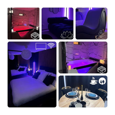 Jacuzzi Secret 91 Love Room insolite ❤️ 30 minutes de Paris❤️ - Love’nSpa - weekend en amoureux, love rooms avec spa ou jacuzzi privatif