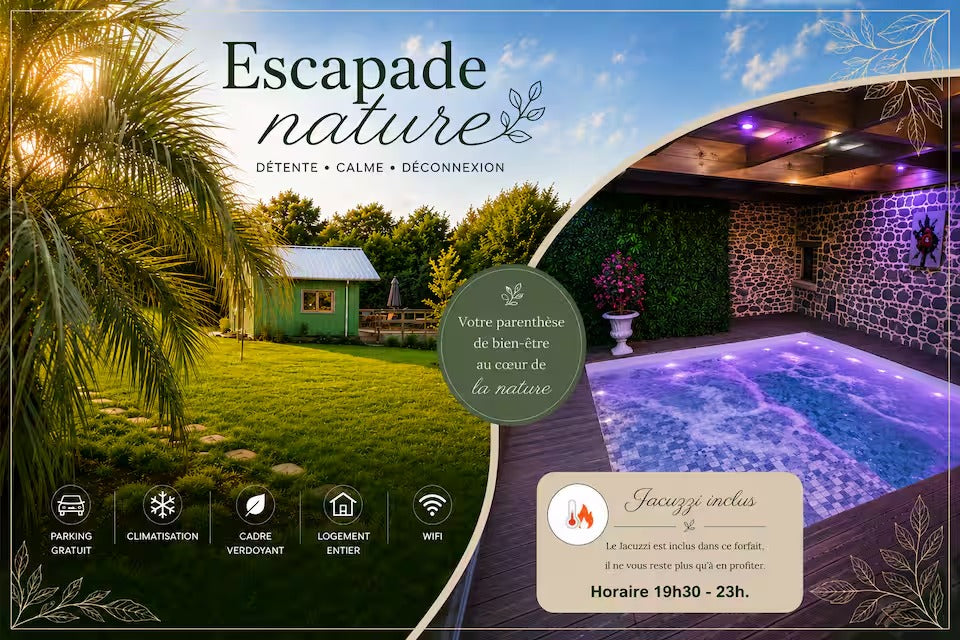 Jacuzzi XXL+ La Rouyonnaise - Love’nSpa - weekend en amoureux, love rooms avec spa ou jacuzzi privatif4 de Jacuzzi XXL+ La Rouyonnaise
