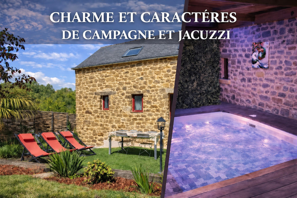 Jacuzzi XXL+ La Rouyonnaise - Love’nSpa - weekend en amoureux, love rooms avec spa ou jacuzzi privatif1 de Jacuzzi XXL+ La Rouyonnaise
