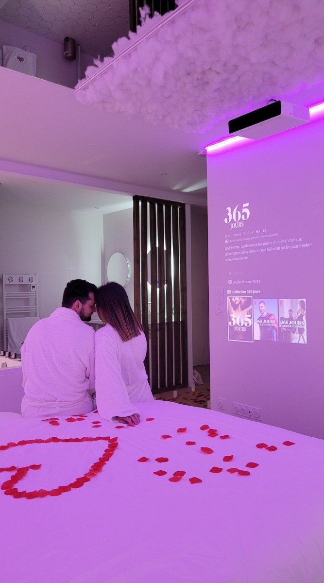 La Belle Nuit - Nuit Eternelle - Love’nSpa - weekend en amoureux, love rooms avec spa ou jacuzzi privatif4 de The Beautiful Night - Eternal Night
