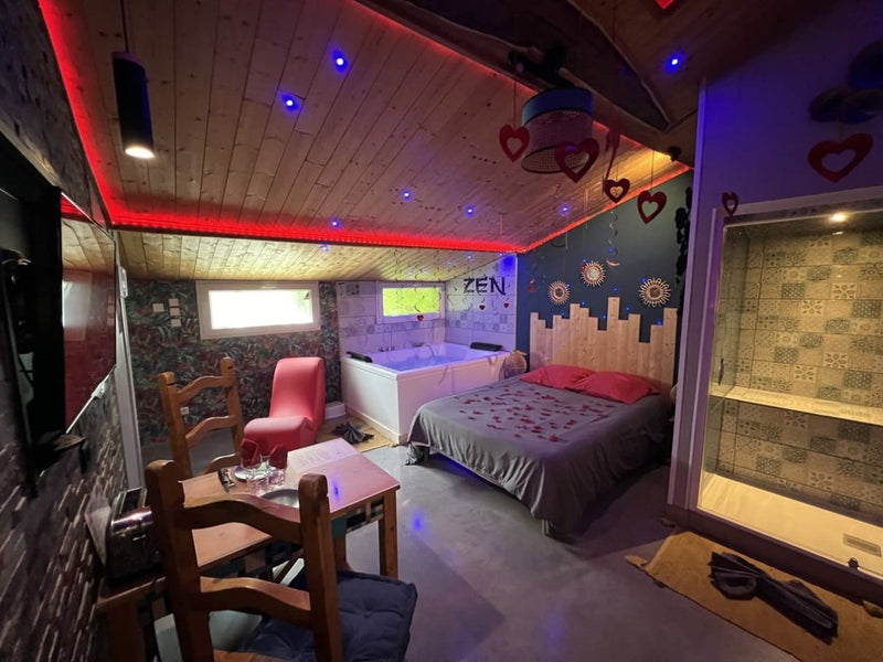 La parenthèse - ZEN - Love’nSpa - weekend en amoureux, love rooms avec spa ou jacuzzi privatif