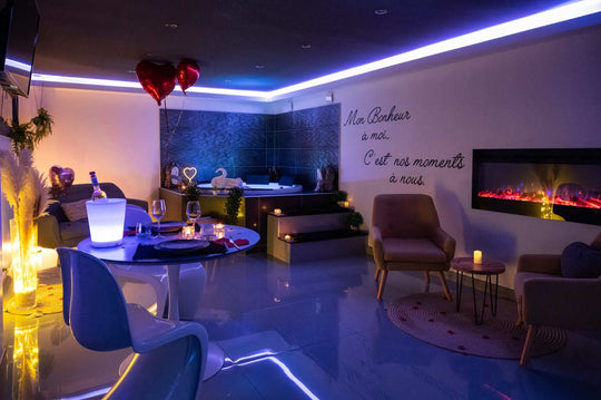 La Suite 55 - La Contemporaine - Love’nSpa - weekend en amoureux, love rooms avec spa ou jacuzzi privatif