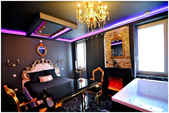 La Suite majestueuse, Spa XXL, évasion de luxe - Love’nSpa - weekend en amoureux, love rooms avec spa ou jacuzzi privatif