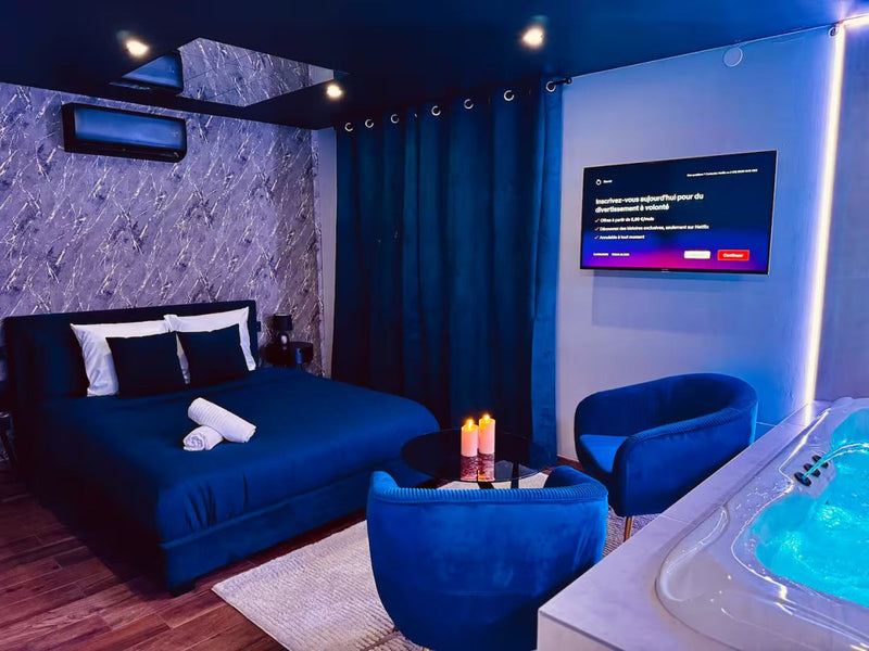 La Suite Passion - Love’nSpa - weekend en amoureux, love rooms avec spa ou jacuzzi privatif4 de La Suite Elixir
