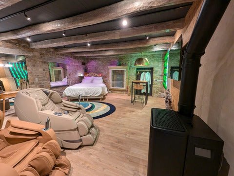 la suite samadhi - Love’nSpa - weekend en amoureux, love rooms avec spa ou jacuzzi privatif