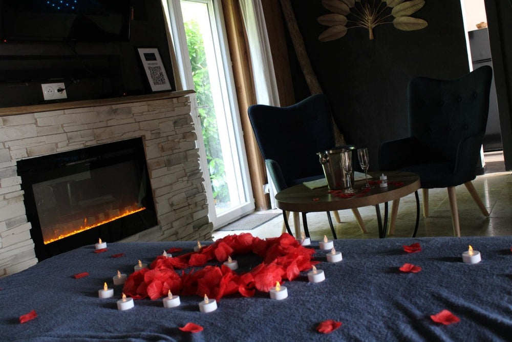 Le Lodge des Charmes - Love’nSpa - weekend en amoureux, love rooms avec spa ou jacuzzi privatif10 de The Lodge des Charmes
