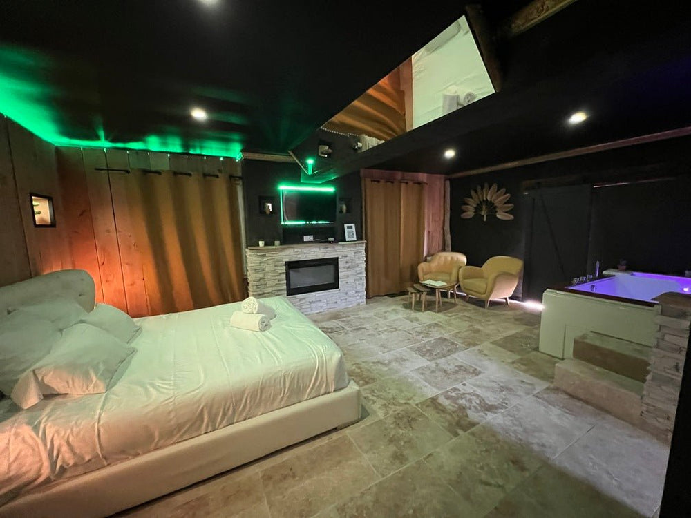 Le Lodge des Charmes - Love’nSpa - weekend en amoureux, love rooms avec spa ou jacuzzi privatif9 de Le Lodge des Charmes
