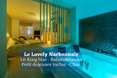 Le Lovely Narbonnais - Love’nSpa - weekend en amoureux, love rooms avec spa ou jacuzzi privatif