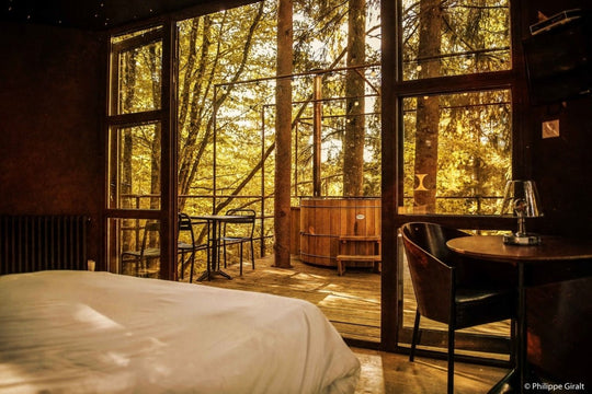 Le Moulin de la Jarousse - Cabane Métal - Love’nSpa - weekend en amoureux, love rooms avec spa ou jacuzzi privatif