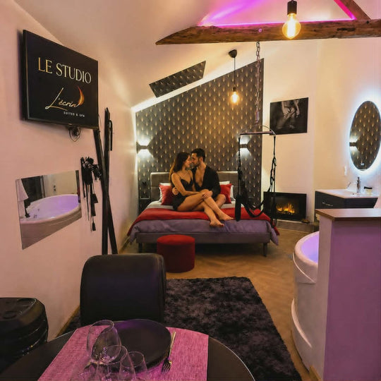 L'écrin - Le Studio - Love’nSpa - weekend en amoureux, love rooms avec spa ou jacuzzi privatif