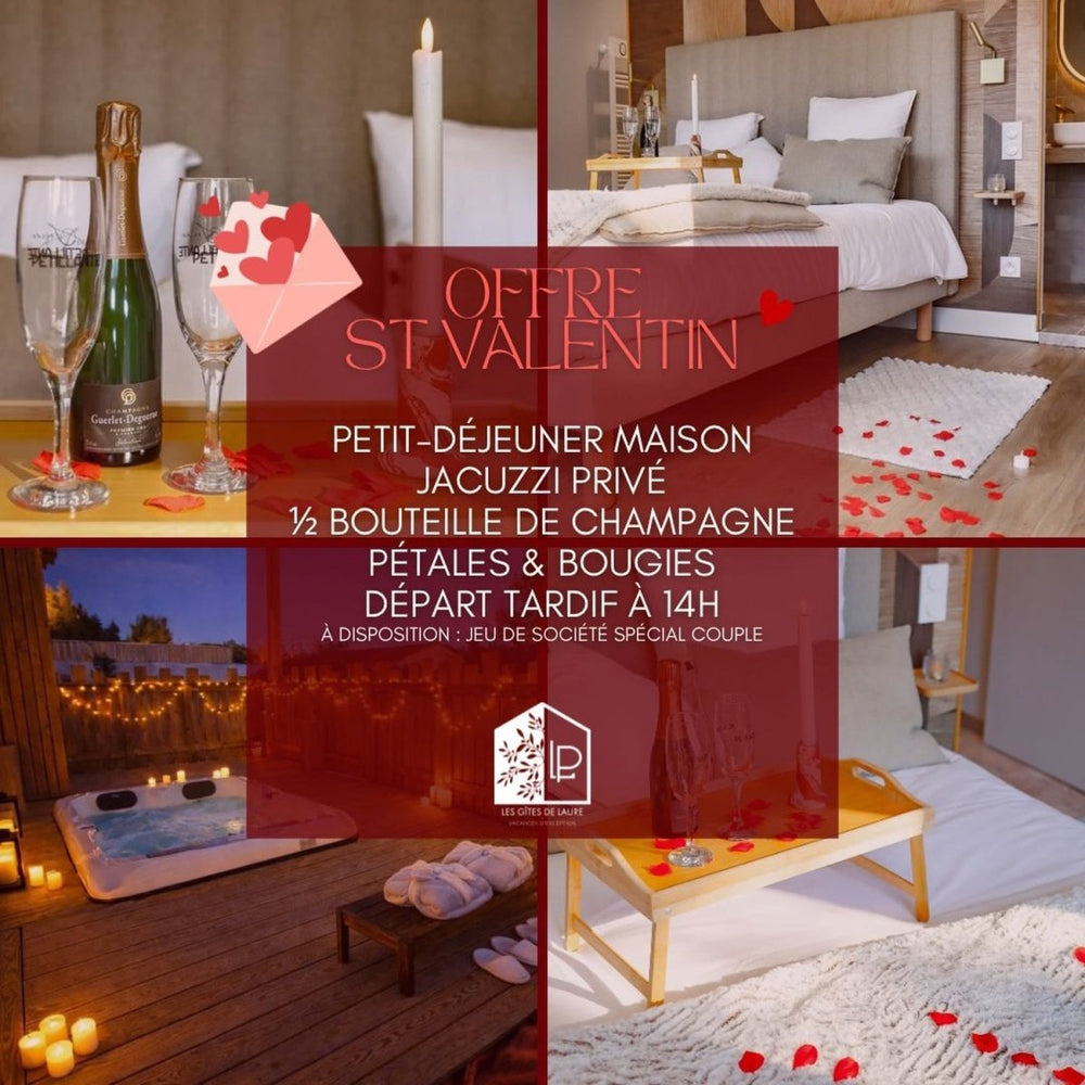 L'Eden Romantique - Chambre d'Hôte - Eve - Love’nSpa - weekend en amoureux, love rooms avec spa ou jacuzzi privatif1 de L'Eden Romantique - Chambre d'Hôte - Eve
