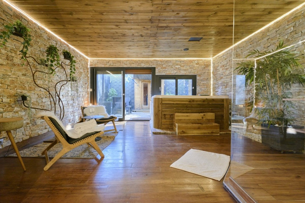 Les Cottages du Parc - Le Cottage Suédois - Love’nSpa - weekend en amoureux, love rooms avec spa ou jacuzzi privatif13 de Les Cottages du Parc - Le Cottage Suédois
