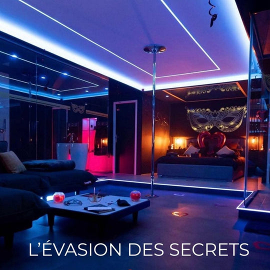 Les secrets rooms L'evasion des secrets - Love’nSpa - weekend en amoureux, love rooms avec spa ou jacuzzi privatif