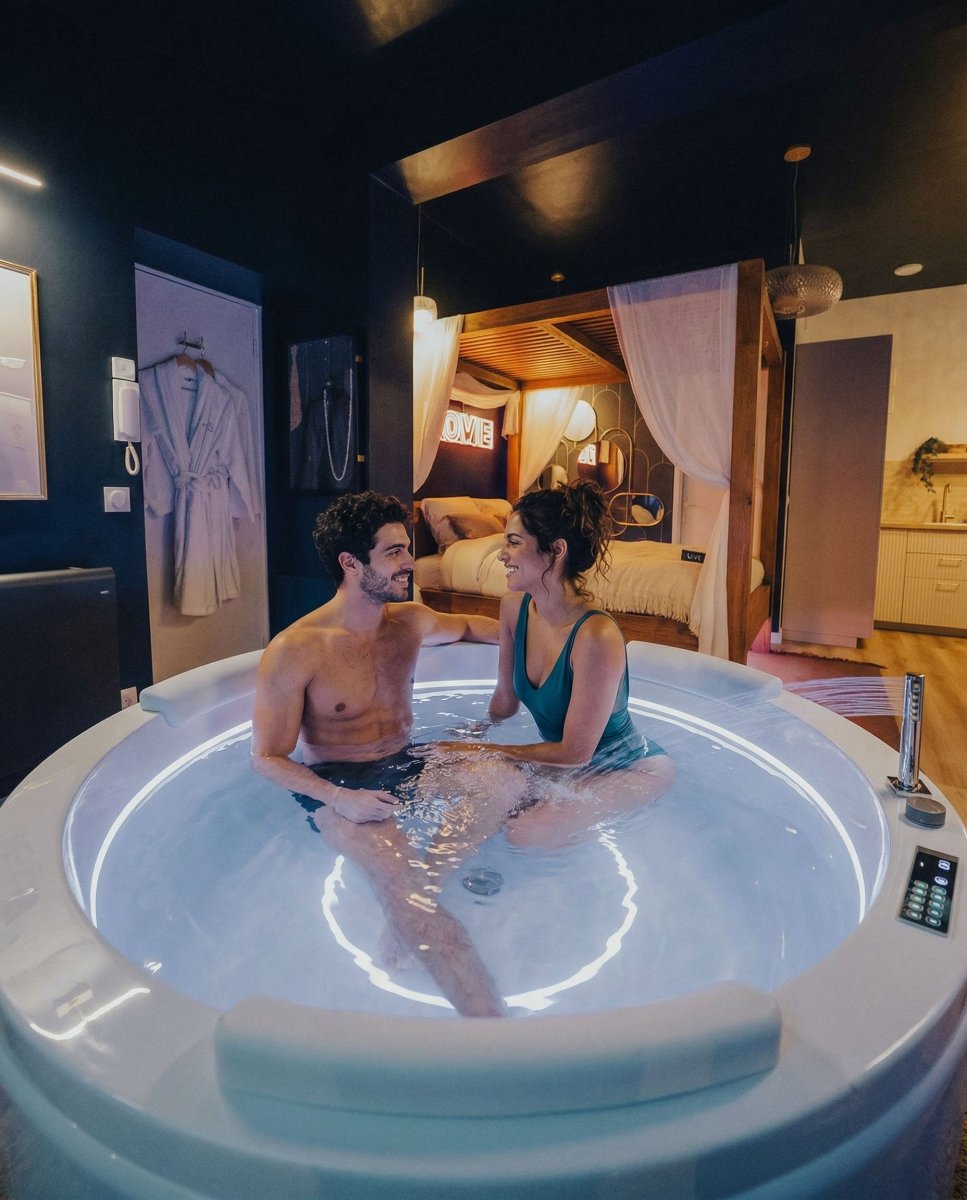 L'Eure de Luxure - Love’nSpa - weekend en amoureux, love rooms avec spa ou jacuzzi privatif6 de L'Eure de Luxure
