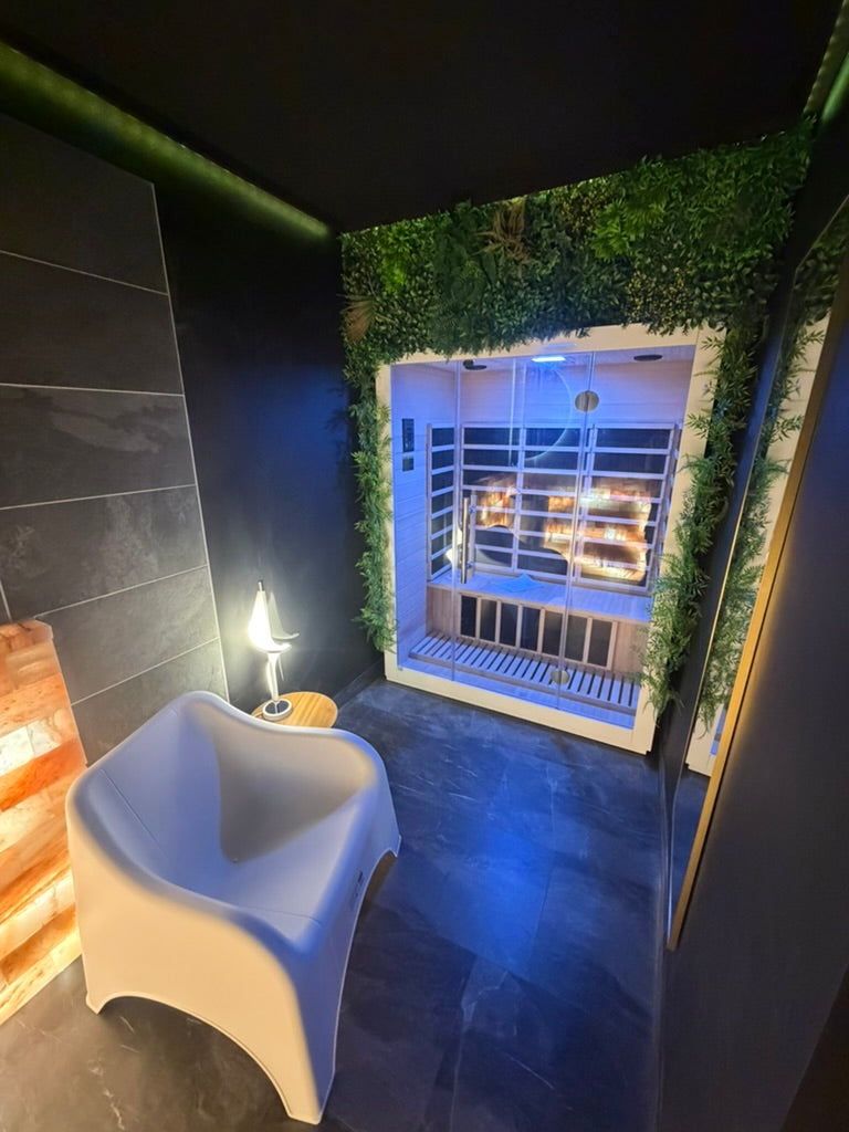SAUNA Privé Love room Eros Suite Maison d’émotions et Love Room SPA et Sauna privés à briord — photo 103 de Eros Suite Maison d’émotions et Love Room SPA et Sauna privés
