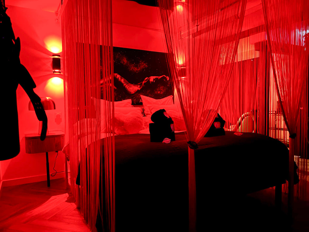 Love room Le fruit défendu 67 à Brumath — Lit king size12 de Le fruit défendu 67
