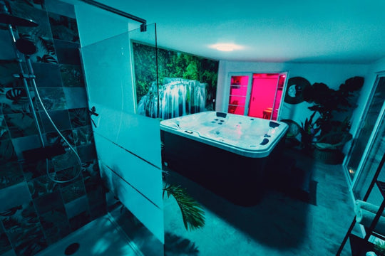 Love room Les Gîtes de Justine - Love’nSpa - weekend en amoureux, love rooms avec spa ou jacuzzi privatif