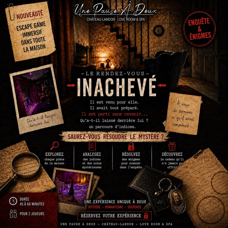 Escape game 774 de Une Pause à Deux
