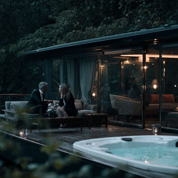 Treehouse with jacuzzi and Nordic bath