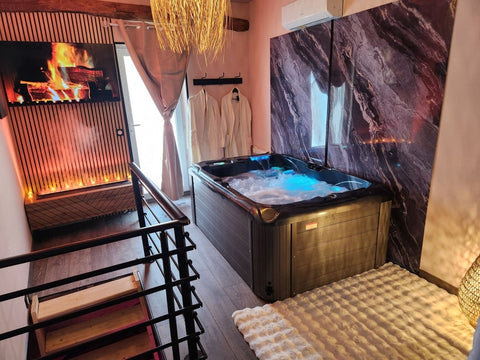 Loveroom L'Instant Précieux - Love’nSpa - weekend en amoureux, love rooms avec spa ou jacuzzi privatif