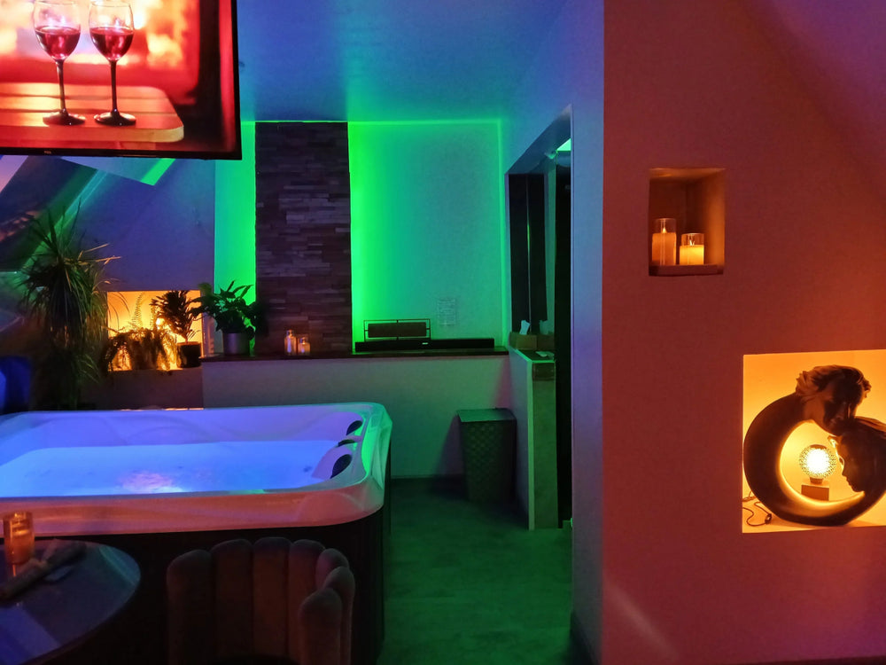 Manoir du Grand Chêne - Suite Quintessence - Love’nSpa - weekend en amoureux, love rooms avec spa ou jacuzzi privatif1 de Manoir du Grand Chêne - Suite Quintessence
