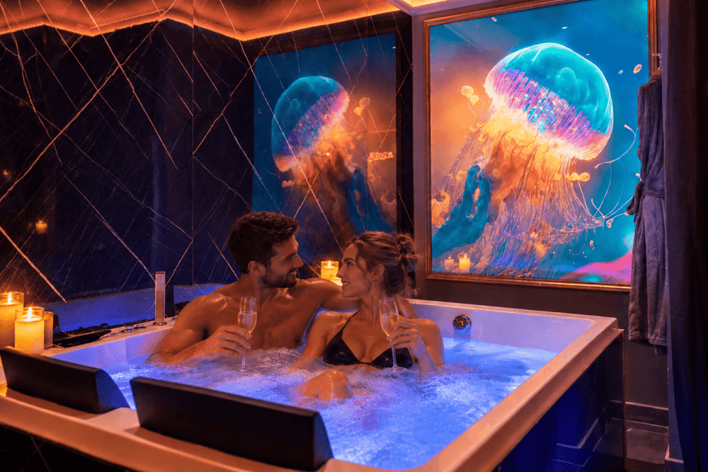 MEDUZA - Love’nSpa - weekend en amoureux, love rooms avec spa ou jacuzzi privatif1 de MEDUZA
