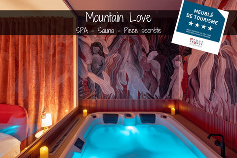Mountain Love "love room" - Love’nSpa - weekend en amoureux, love rooms avec spa ou jacuzzi privatif