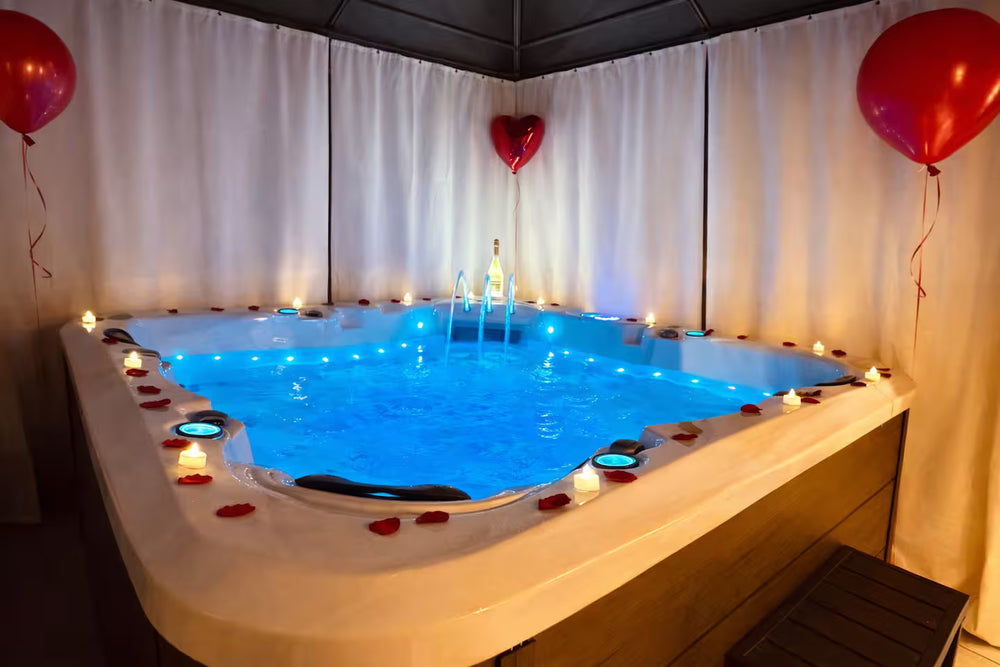 NOVELIA • Loveroom Chic avec Spa & Piscine • 15 min Toulouse - Love’nSpa - weekend en amoureux, love rooms avec spa ou jacuzzi privatif36 de NOVELIA • Loveroom Chic avec Spa & Piscine • 15 min Toulouse
