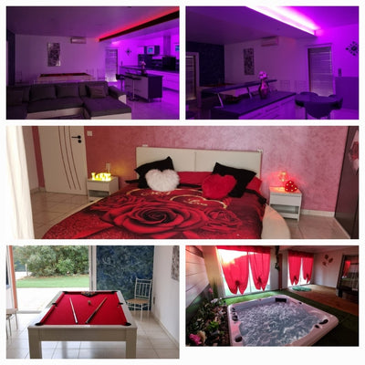 Nuit romantique - Love’nSpa - weekend en amoureux, love rooms avec spa ou jacuzzi privatif