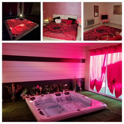 Nuit romantique - Love’nSpa - weekend en amoureux, love rooms avec spa ou jacuzzi privatif