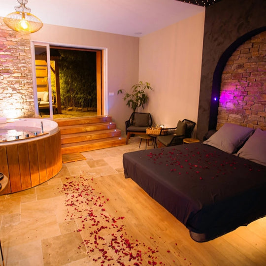Ô plaisir des sens - Love’nSpa - weekend en amoureux, love rooms avec spa ou jacuzzi privatif