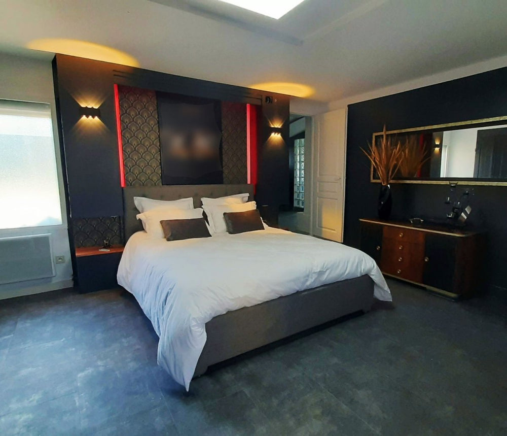 Rêves de spa - Suite ONYX - Love’nSpa - weekend en amoureux, love rooms avec spa ou jacuzzi privatif7 de Rêves de spa - Suite ONYX
