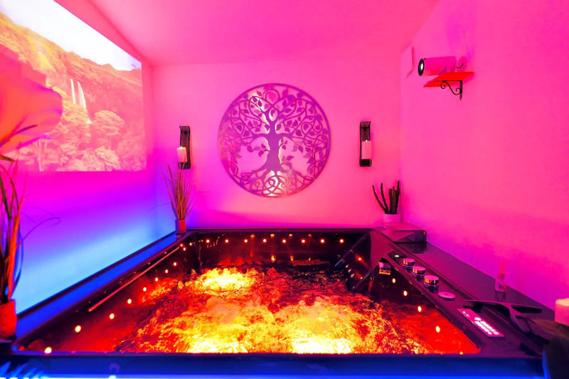 Romantic Room Alexis - Love’nSpa - weekend en amoureux, love rooms avec spa ou jacuzzi privatif