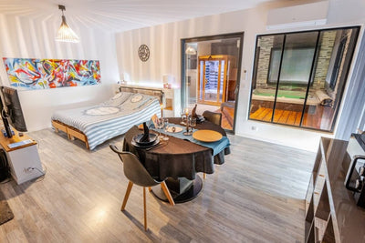 Suit'Dream - Suite Bleue - Love’nSpa - weekend en amoureux, love rooms avec spa ou jacuzzi privatif